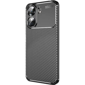 Xiaomi Redmi 13C Kılıf Kamera Çıkıntılı Karbon Fiber Desenli Renk Atmaz Koruyucu Kapak