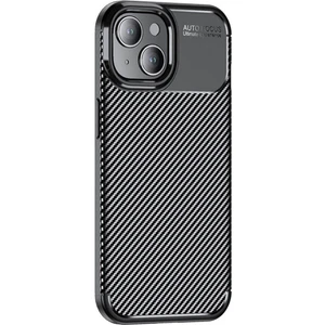 Apple iPhone 15 Kılıf Karbon Fiber Desenli Renk Atmaz Koruyucu Kilif