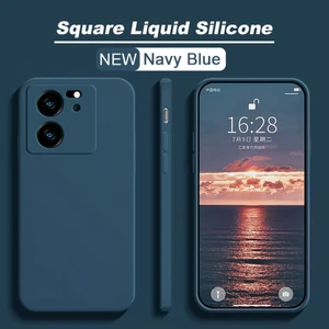 Xiaomi Mi 13T Kadife Lansman Soft Yumuşak Liquid Silikon Kamera Korumalı Kılıf