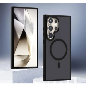 Samsung Galaxy S23 Ultra Kılıf Kamera Çıkıntılı Magsafe Şarj Destekli Metal Tuşlu Yumuşak Kenarlı Mat Kapak