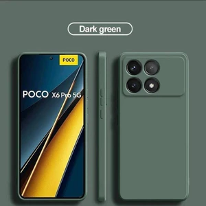 Poco X6 Pro 5g Kılıf Kamera Çıkıntılı Içi Kadife Lansman Yumuşak Dokulu Silikon Kapak