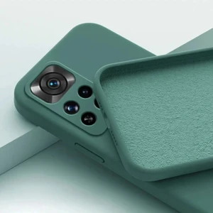 Xiaomi Redmi Note 11 Pro Kılıf Kadife Lansman Soft Yumuşak Liquid Silikon Kamera Korumalı Mara