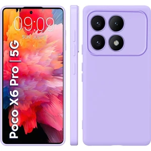 Poco X6 Pro 5g Kılıf Kamera Çıkıntılı Içi Kadife Lansman Yumuşak Dokulu Silikon Kapak