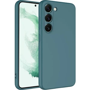 Samsung Galaxy S23 Kılıf Kadife Lansman Soft Yumuşak Liquid Silikon Kamera Korumalı Mara