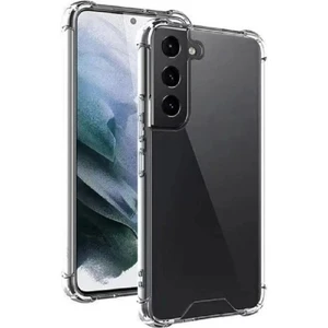 Samsung Galaxy S22 Kılıf AntiShock Köşe Korumalı Darbe Emici Crystal Berrak Şeffaf Sert Silikon
