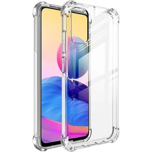 Xiaomi Redmi 10 2022 Crystal Sert Pc Antishock Darbe Emici Kenar Şeffaf Silikon Kılıf