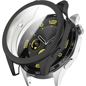 Huawei Watch Gt4 46MM Uyumlu Kasa ve Ekran Koruyucu 360 Tam Koruma Silikon Kılıf