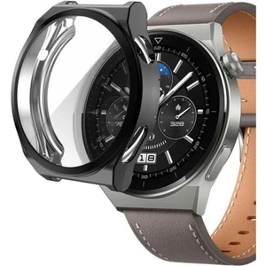 Huawei Watch Gt3 Pro 46MM Parlak Kasa ve Ekran Koruyucu 360 Koruma
