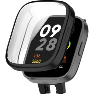 Xiaomi Redmi Watch 3 Kılıf Kasa ve Ekran Koruyucu 360 Tam Koruma Kapak