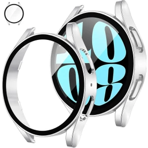 Samsung Galaxy Watch 6 44MM Uyumlu Kasa ve Ekran Koruyucu 360 Tam Koruma Kapak