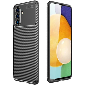 Samsung Galaxy A04S Kılıf Karbon Tasarım Rugged Armor Yüksek Darbe Emici Parmak İzi Bırakmayan TPU Silikon Negro