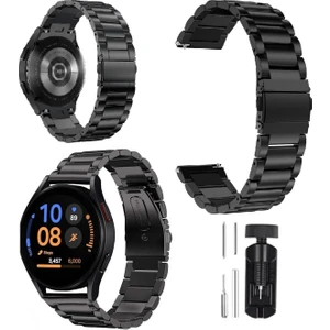 Galaxy Watch Gear S3 (22MM) Krd-04 Akıllı Saat Kordonu Metal Kordon Kayış Bileklik