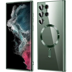 Samsung Galaxy S23 Ultra Kılıf Kamera Çıkıntılı Korumalı Magsafe Şarj Destekli Renkli Yumuşak Kapak