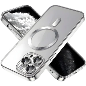 Apple iPhone 14 Pro Kılıf Kamera Lens Korumalı Magsafe Şarj Kilifi Şeffaf Renkli Yumuşak Kapak