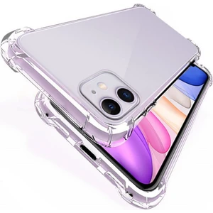 Apple iPhone 12 Kılıf AntiShock Köşe Korumalı Darbe Emici Crystal Berrak Şeffaf Sert Silikon