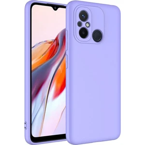 Xiaomi Redmi 12C Kılıf Kadife Lansman Soft Yumuşak Liquid Silikon Kamera Korumalı Mara