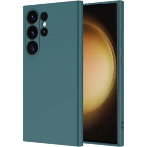 Samsung Galaxy S24 Ultra Kılıf Kamera Çıkıntılı Içi Kadife Lansman Yumuşak Dokulu Silikon