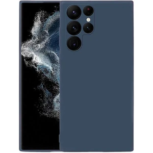 Samsung Galaxy S22 Ultra Kılıf Kadife Lansman Soft Yumuşak Liquid Silikon Kamera Korumalı Mara
