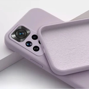Xiaomi Redmi Note 11 Pro Kılıf Kadife Lansman Soft Yumuşak Liquid Silikon Kamera Korumalı Mara