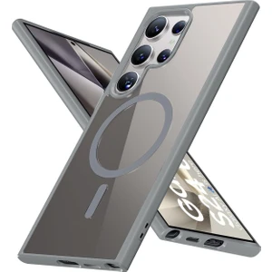 Samsung Galaxy S24 Ultra Uyumlu Kılıf Kamera Çıkıntılı Magsafe Destekli Renkli Hassas Butonlu Kapak