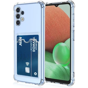 Samsung Galaxy A23 Kılıf Kamera Koruma ve Köşe Korumalı Kartlıklı Cüzdanlı Darbe Emici Kapak