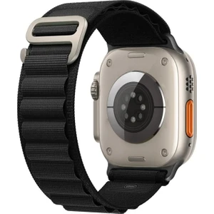 Apple Watch Seri 1/2/3/4/5/6/7/8/SE/Ultra 38mm 40mm 41mm 42mm 44mm 45mm 49mm Renkli Dikişsiz Kumaş Alpine Loop Kordon