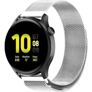 Xiaomi Watch S1 - S1 Pro - S1 Active 46MM 22MM Uyumlu Metal Hasır Örgü Mıknatıslı Milano Loop Kordon