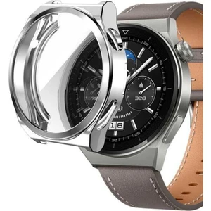 Huawei Watch Gt3 Pro 46MM Parlak Kasa ve Ekran Koruyucu 360 Koruma