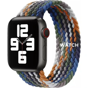 Apple Watch Uyumlu Ultra 42 44 45 49 mm Uyumlu Örgü Loop Medium Kordon Denim