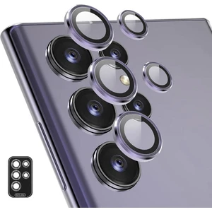 Samsung Galaxy S24 Ultra Uyumlu Uygulama Aparatlı 5 Parça Kamera Lens Koruyucu Cam