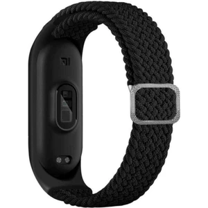 Xiaomi Mi Band Uyumlu Hasır Örgü Kumaş Kordon Kayış Bileklik