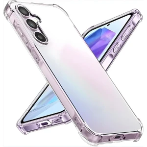 Samsung Galaxy A54 Kılıf AntiShock Köşe Korumalı Darbe Emici Crystal Berrak Şeffaf Sert Silikon