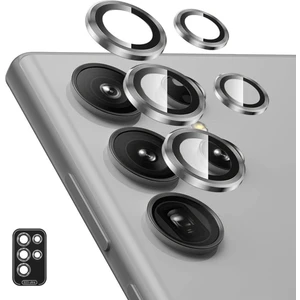 Samsung Galaxy S24 Ultra Uyumlu Uygulama Aparatlı 5 Parça Kamera Lens Koruyucu Cam