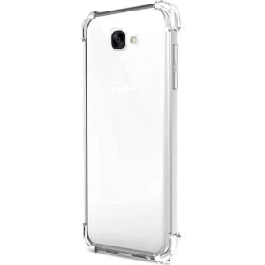 Samsung Galaxy J4 Plus Kılıf AntiShock Köşe Korumalı Darbe Emici Crystal Berrak Şeffaf Sert Silikon