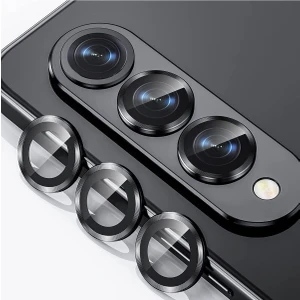 Samsung Galaxy Z Fold 5 Uyumlu Uygulama Aparatlı Renkli Kamera Lens Koruyucu Cam Kamera Koruma