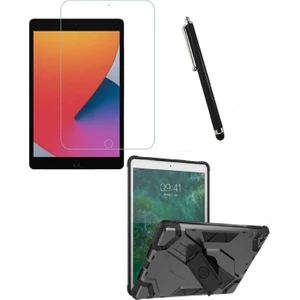 Apple iPad Air 1 Air 2 5.nesil 6.nesil 9.7 Inç 2017 2018 Tank Kılıf Ekran Koruyucu Dokunmatik Kalem
