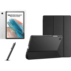 Samsung Galaxy Tab A8 10.5 SM-X200 Smart Kapak Standlı Katlanabilir Kılıf + Ekran Koruyucu + Kalem