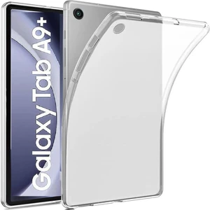 Samsung Galaxy Tab A9+ Plus SM-X210 11 Inç Kılıf Şeffaf Yumuşak Süper Lüx Esnek Renksiz Kapak