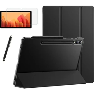 Samsung Galaxy Tab S7 Fe Lte T737 + Ekran Koruyucu + Kalem Smart Kapak Tablet Kılıfı 12.4 Inç