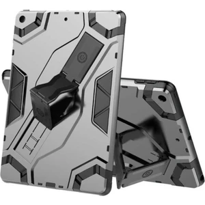 Apple iPad 6. Nesil 2018 9.7" Kılıf Defens 360 Derece Tam Koruma Armor Tank Zırh Standlı + Ekran Koruyucu Siyah