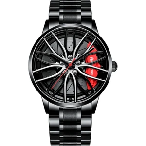 Erkekler Için Araba Jant Modeli Kol Saati –siyah (Yurt Dışından)