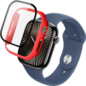 Apple Watch Series 10 46MM Tam Korumalı Temperli Cam Filmli Koruyucu Kılıf (Yurt Dışından)