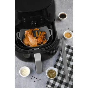 2 Parça Silikon Air Fryer Pişirme Seti Maşa Air Fryer Pişirme Kabı Haznesi