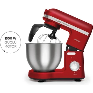 Mastermaid Chef Pro Çift Kollu Mutfak Şefi 1500W Rudolph Red