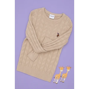 U.s. Polo Assn. Erkek Çocuk Kum Kazak /triko 50288889-VR085