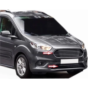 Ford Courier 2018 ve Üzeri Modeller  Krom Ön Panjur 7 Parça Paslanmaz Çelik