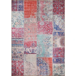 Patchwork Desenli Salon Halısı, Jazz Şönil |Pamuk-Polyester| Rustik Halı Al 82