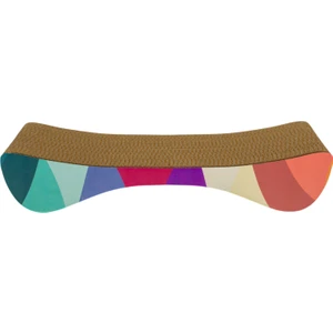 Karton Kedi Tırmalama Modern Desenli Small 55x10x24 cm