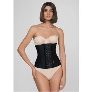 Tvigoso Model Çelik Balenli Latex Bel Destekleyici inceltmeye Sıkılaştırmaya Yardımcı Doğum Sonrası Siyah Renk Lateks Korse