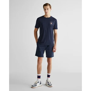 Erkek Lacivert Regular Fit Logolu Şort 205075.410